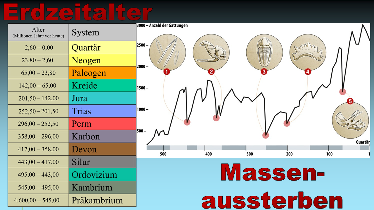 Tutorial Erdgeschichte Erdzeitalter Und Massenaussterben Darwinator